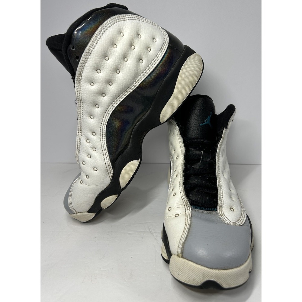 Nike Air Jordan 13 XIII Retro Barons Shoes 414571-115 Hologram 5.5Y  Women's 7.5